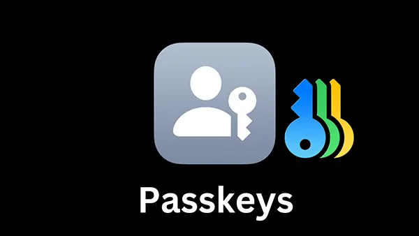Passkey sign-in screen