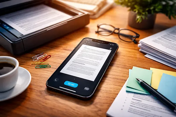 scanning app interface